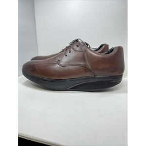 MBT Swiss Engineer KABISA Mens 9-9.5 Brown Leather Rocker Walking Shaping Shoes